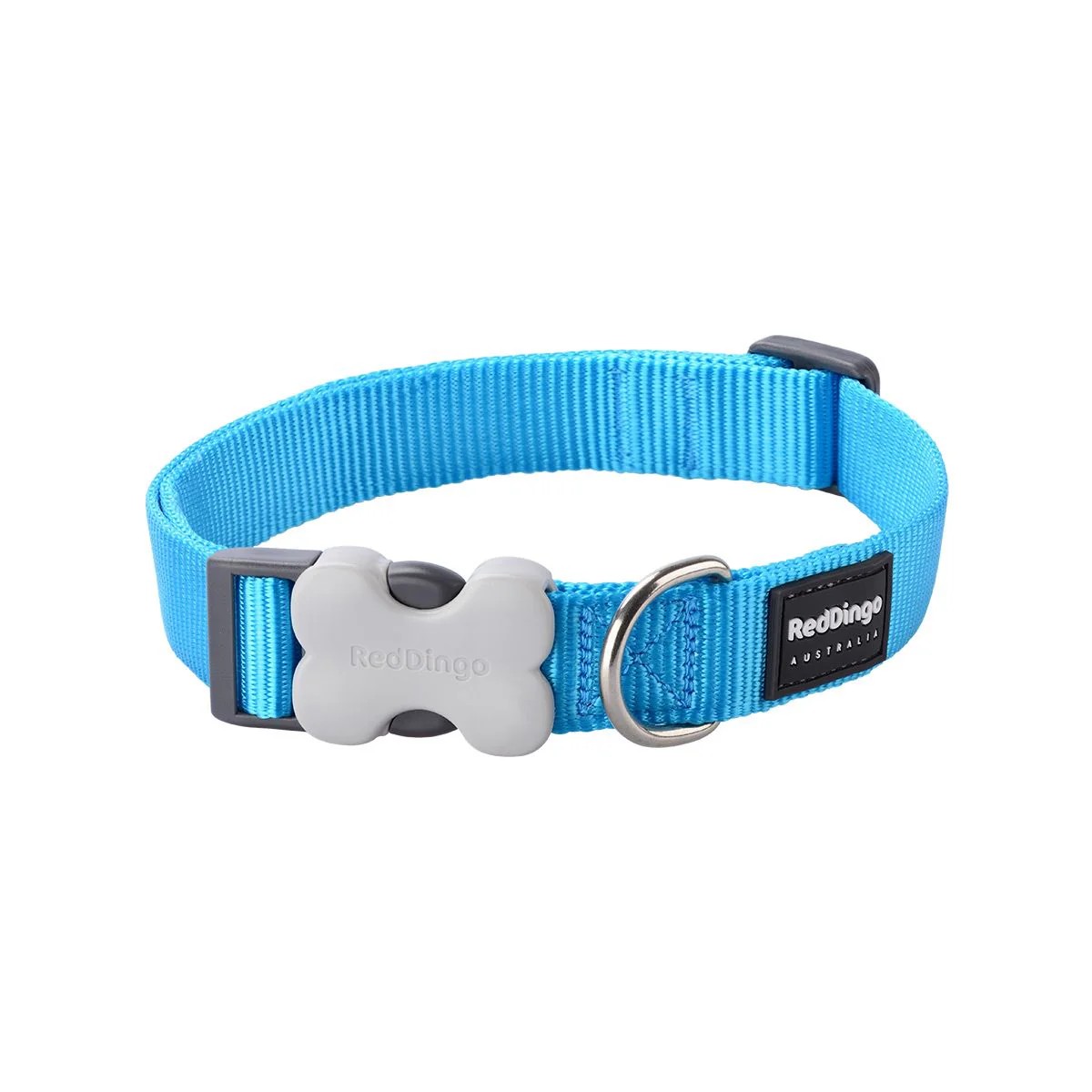 קולר לכלב Red Dingo מידה L טורקיז חלק