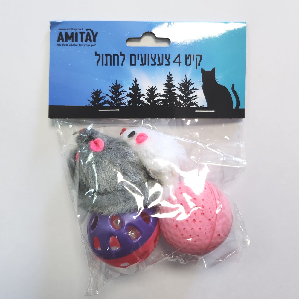 צעצוע חבל דנטלי שני כדורים גדול