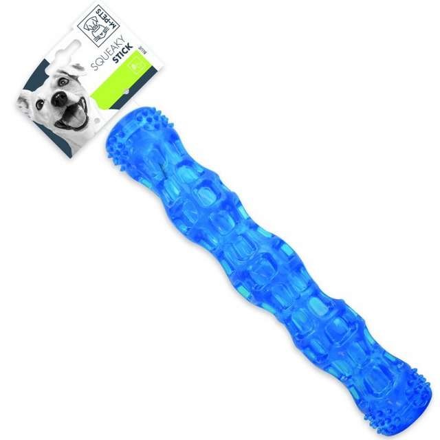 סקוויז צפצפני מקל כחול צעצוע לכלב