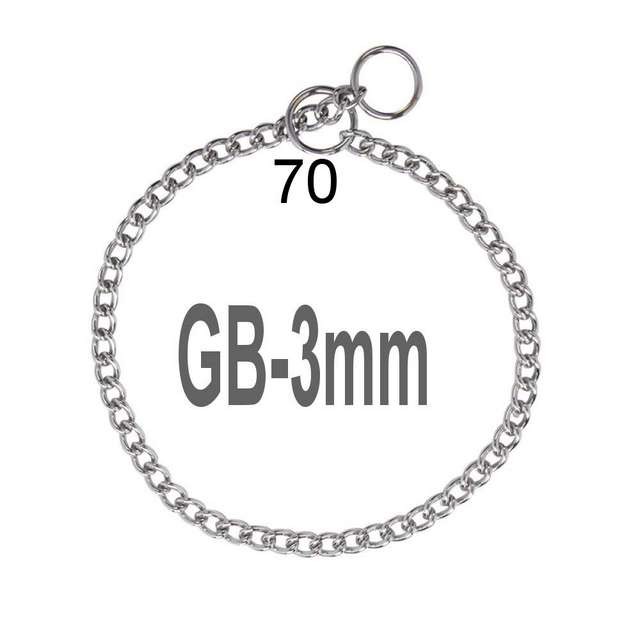 שרשרת GB חנק 3 מ"מ חוליות  70 ס"מ