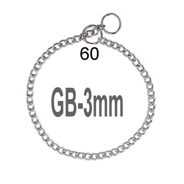 שרשרת GB חנק 3 מ"מ חוליות  60 ס"מ