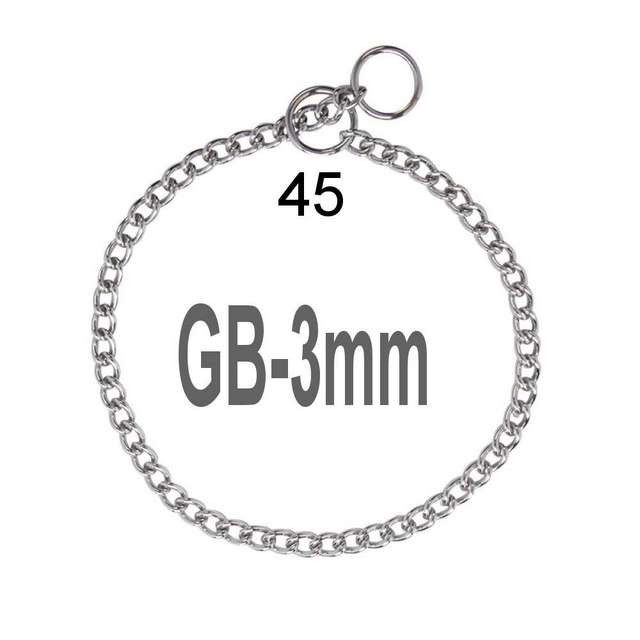 שרשרת GB חנק 3 מ"מ חוליות  45 ס"מ