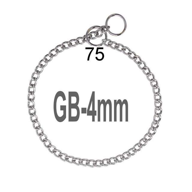 שרשרת GB חנק 4 מ"מ חוליות 75 ס"מ