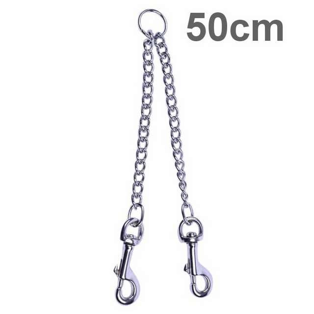 שרשרת GB דו כלב 50 ס"מ
